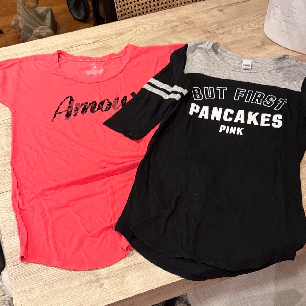 Two Victoria Secret pajama shirt/dress - Picture 1 of 3
